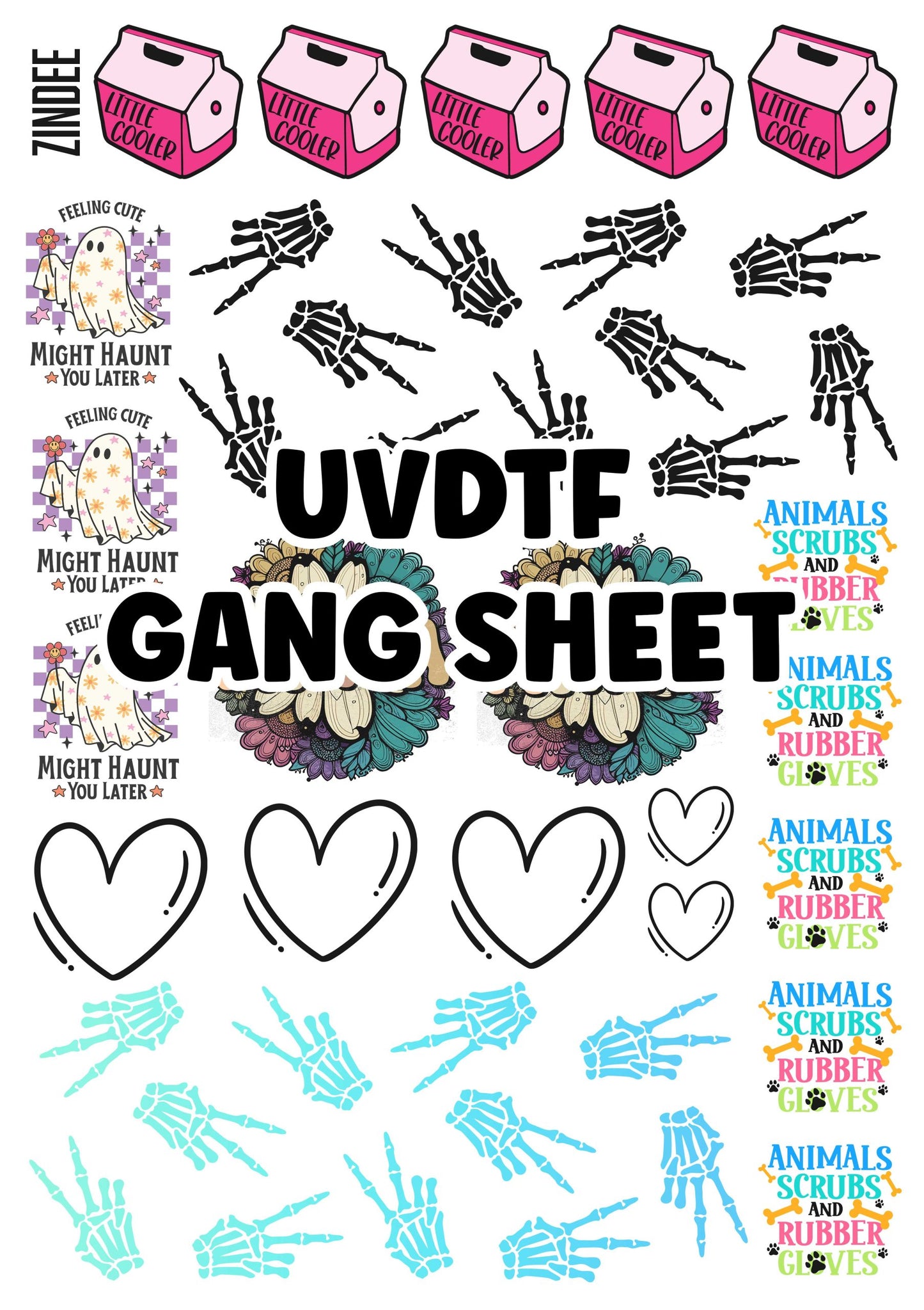 UV DTF Gang Sheet Builder For Solid Surfaces
